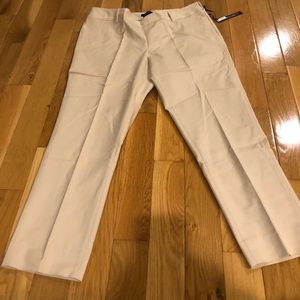 White House Black Market tan capris NWT 14R